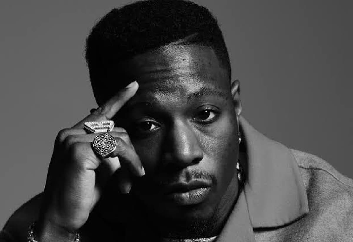 Joey Bada$$, the Brooklyn rapper and actor, in a portrait photo